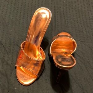 Stylish Metallic Heels